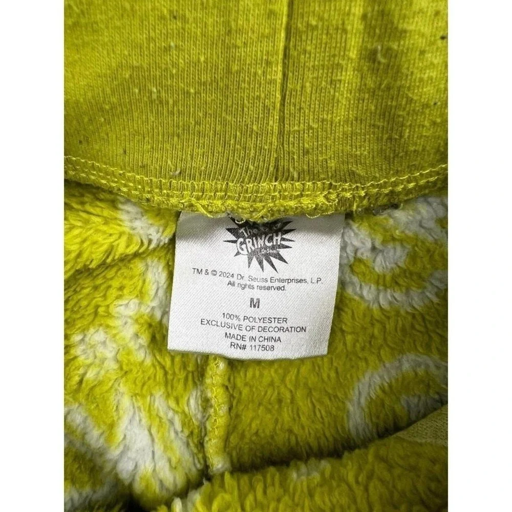 The Grinch‎ Yellow Fleece Casual Pants Kids Medium (8)